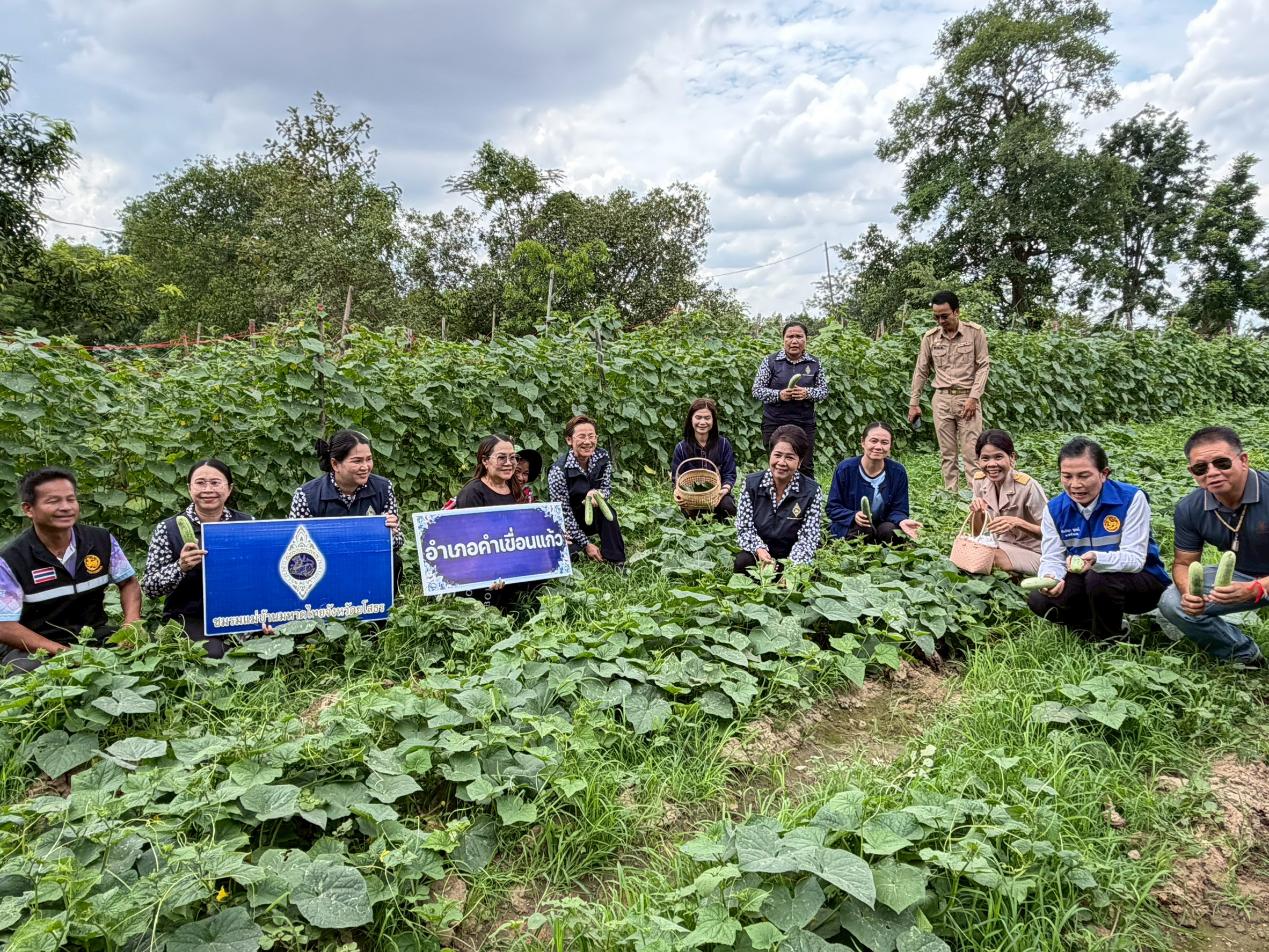 แม่บ้านมหาดไทยจังหวัดยโสธร ลุยคำเขื่อนแก้ว ขับเคลื่อน 7 จุดยุทธศาสตร์ ชู "อาหาร-ผ้าไทย-สิ่งแวดล้อม" สู่ความยั่งยืน