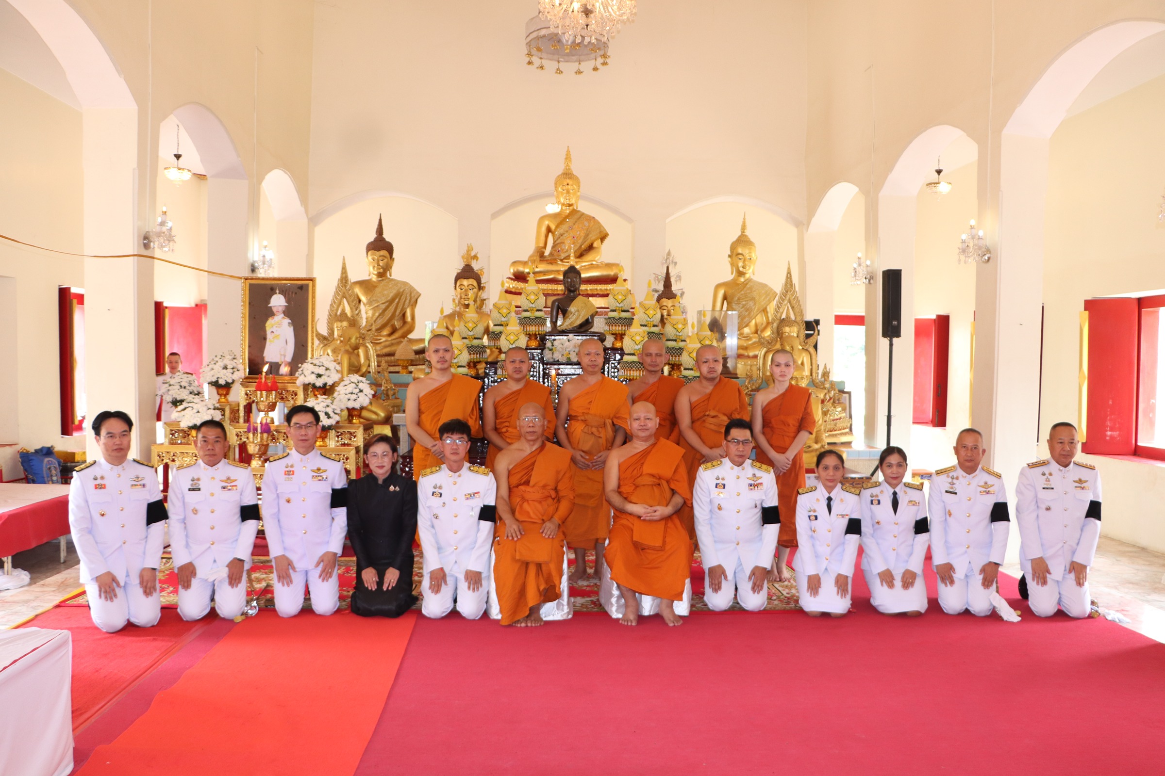 จังหวัดยโสธร จัดพิธีบำเพ็ญกุศลและทำบุญตักบาตร ครบ 50 วัน (ปัญญาสมวาร) ถวายเป็นพระกุศลแด่ สมเด็จพระเจ้าลูกเธอ เจ้าฟ้าพัชรกิติยาภา นเรนทิราเทพยวดี กรมหลวงราชสาริณีสิริพัชร มหาวัชรราชธิดา